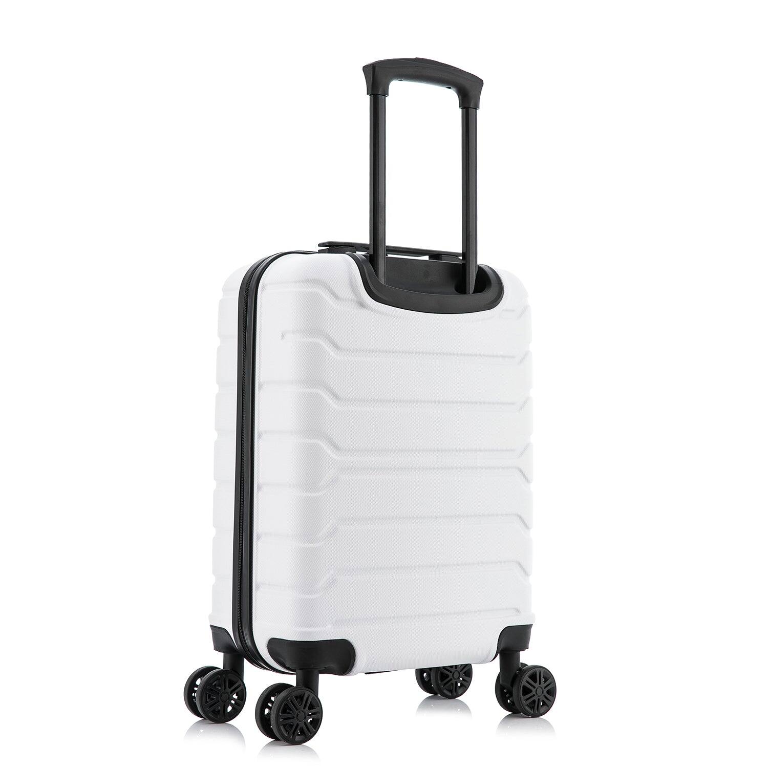 Alt View 1. InUSA - Trend lightweight hardside spinner luggage 20" carry-on - WHITE.