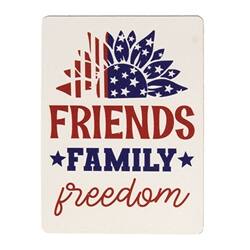 FRIENDS  
FAMILY  
freedom