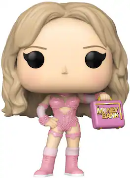 Funko - POP! WWE: WWE - Tiffany Stratton, Money in the Bank (Glitter) - COLLECTIBLES - Multicolor