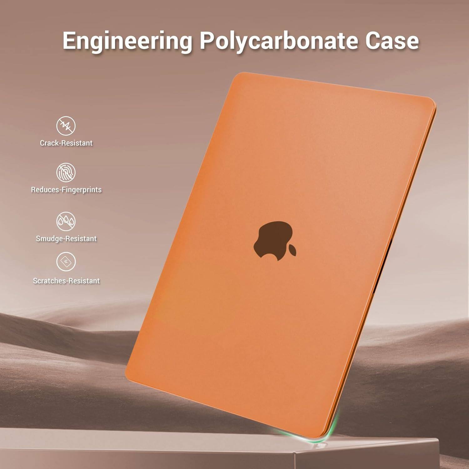 Engineering Polycarbonate Case  
- Crack-Resistant  
- Reduces Fingerprints  
- Smudge-Resistant  
- Scratches-Resistant