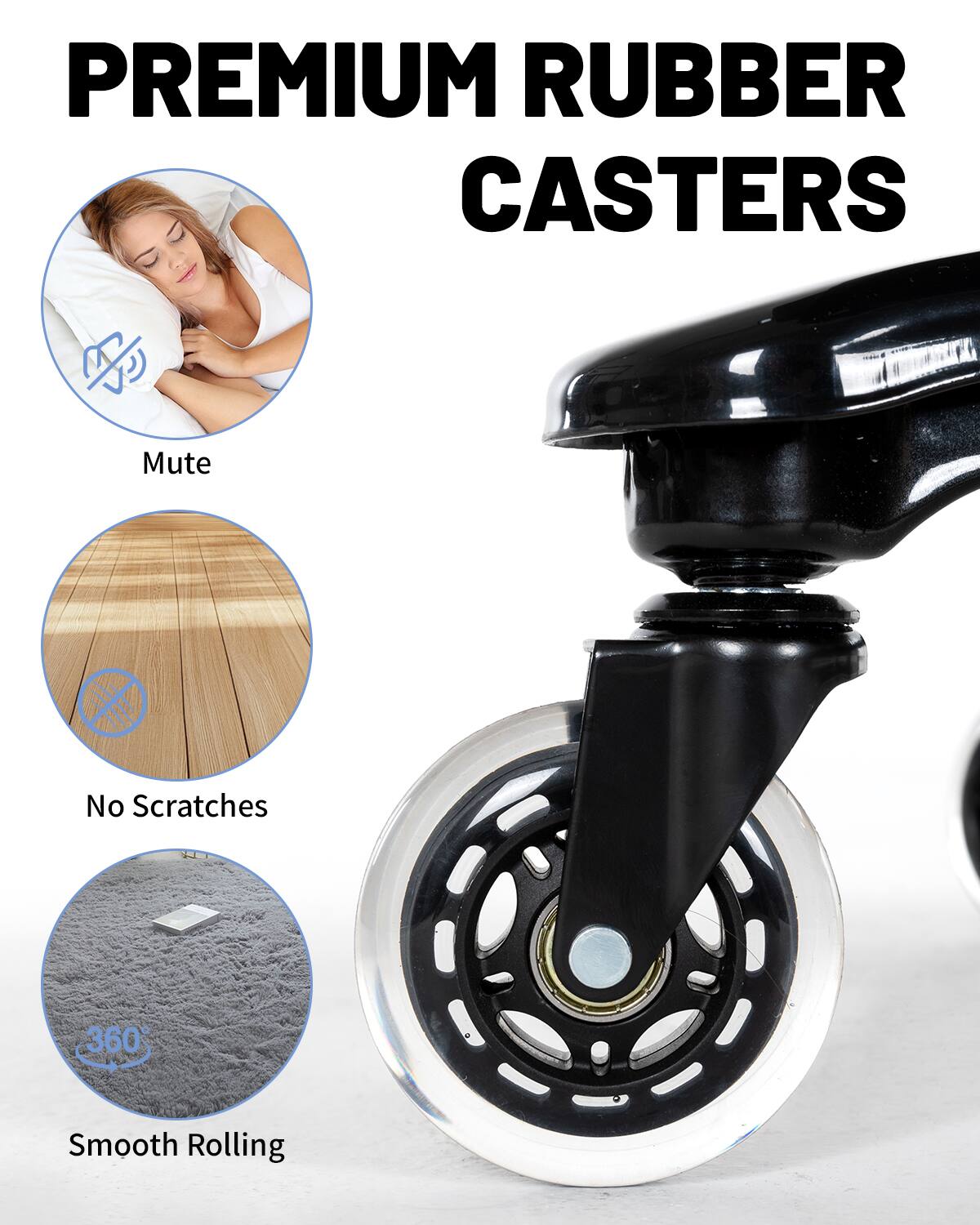 Alt View 2. Forest'nSky - Big & Tall Executive Chair - 600lb Heavy Duty Office Chair with Pocket Spring Cushion - Brown.