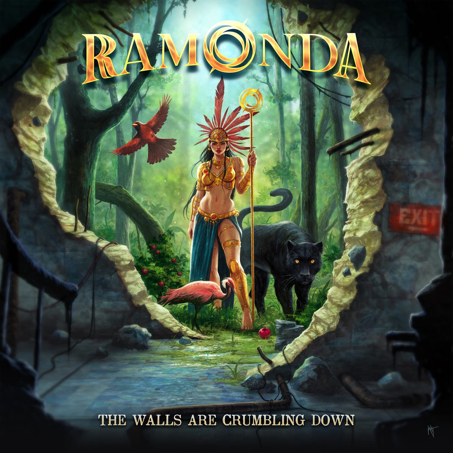 Ramonda - The Walls Are Crumbling Down  - COMPACT DISCS