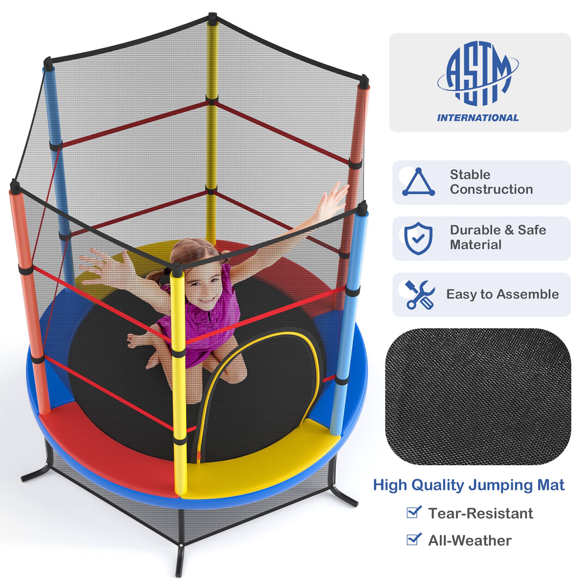 ASDM UII INTERNATIONAL

- Stable Construction
- Durable & Safe Material
- Easy to Assemble

High Quality Jumping Mat
- Tear-Resistant
- All-Weather