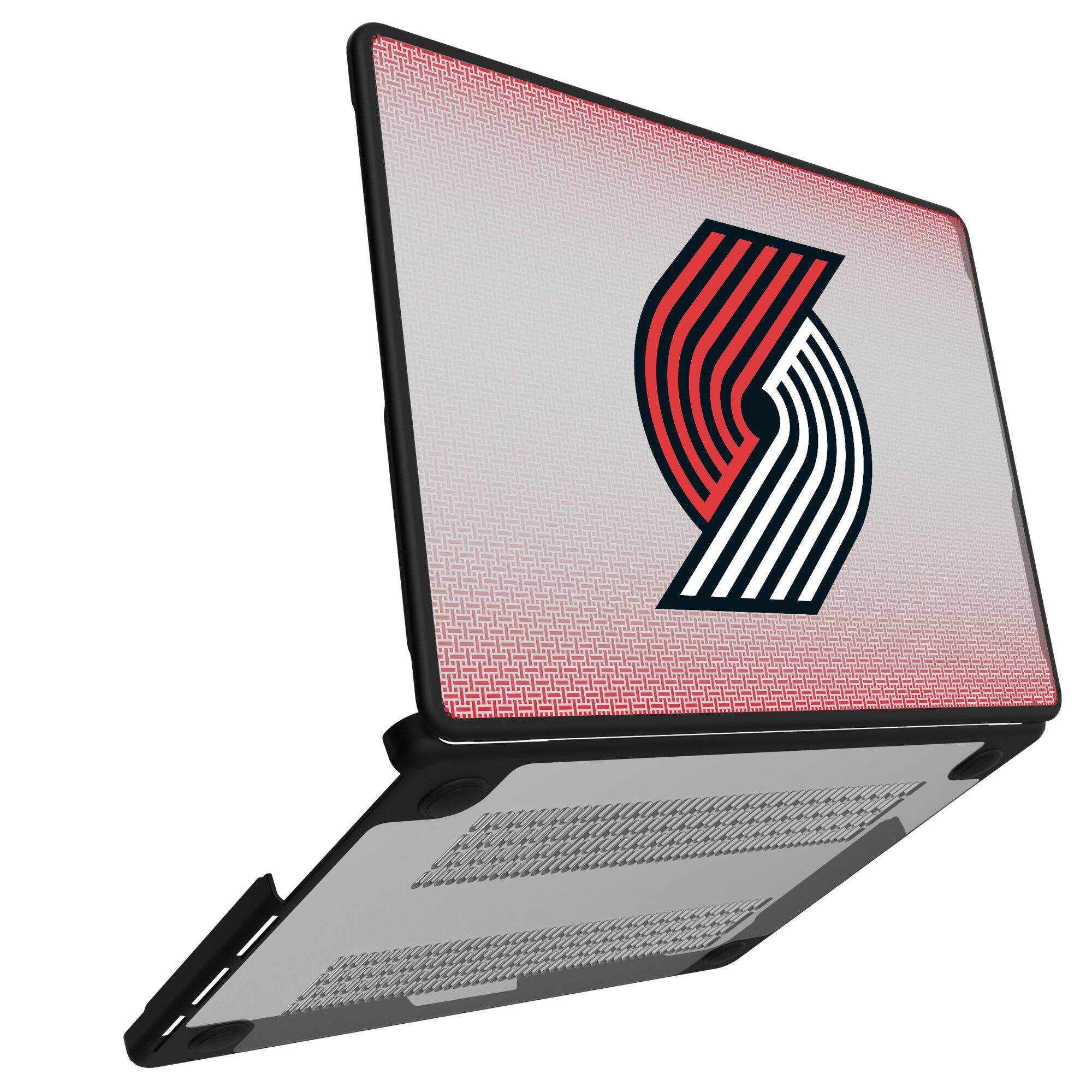 Alt View 1. Keyscaper - Portland Trail Blazers Linen MacBook Case - Multicolor.