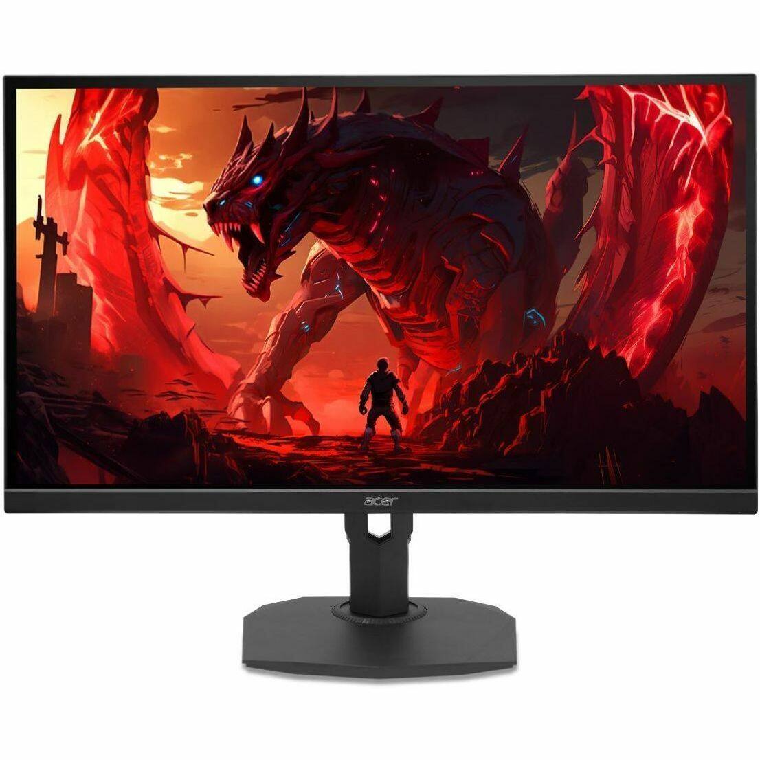 Alt View 7. Acer - Acer Nitro XF243Y X1 24" Class LCD Monitor - 16:9 - Black - 23.8" Viewable - 250 Nit - 0.50 ms - Speakers - HDMI - Black.