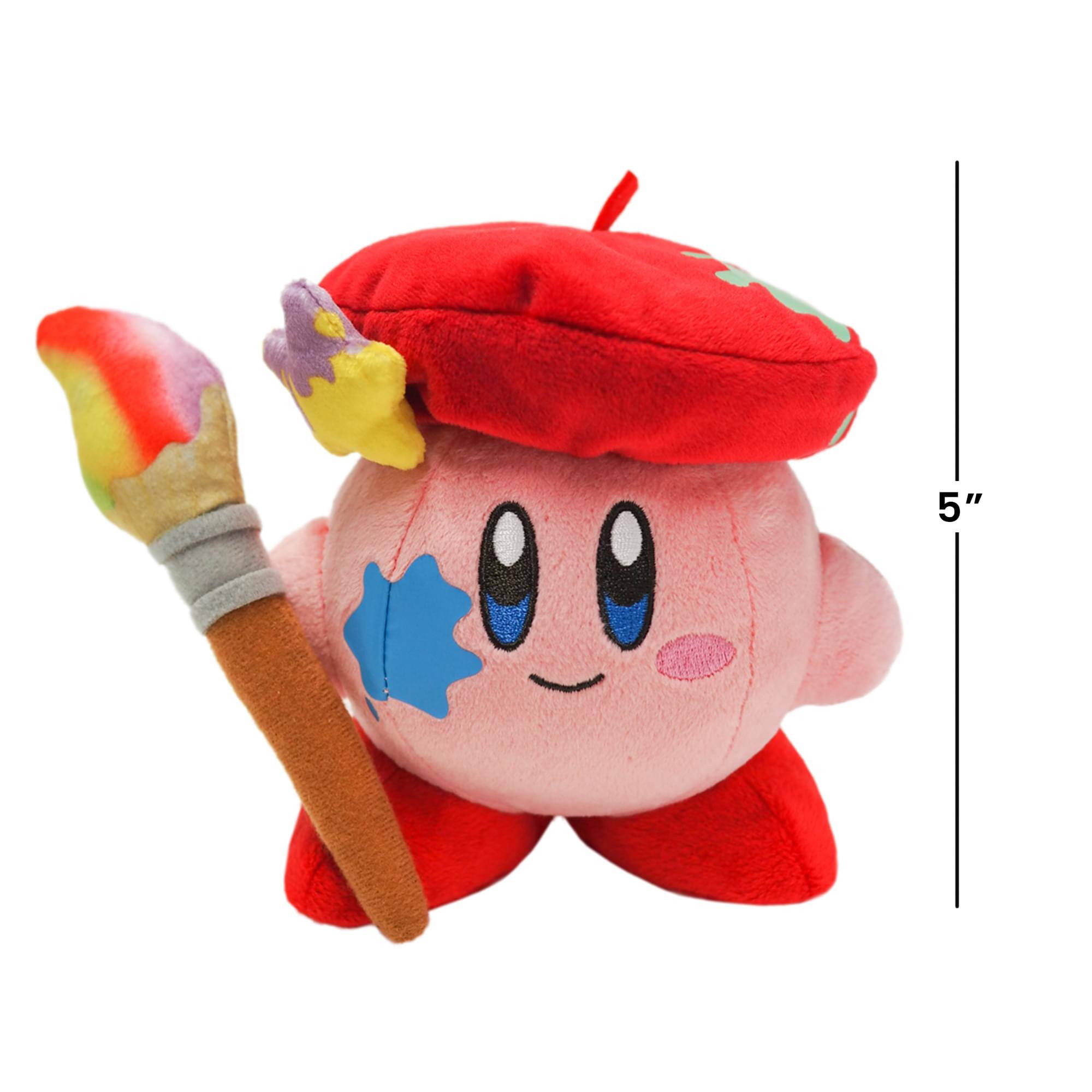 Alt View 3. Little Buddy - Kirby Artist 5 Inch Collector Plush - Pink.