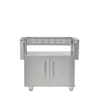 Coyote Outdoor Living - cart For 36" CL or SL-Series Grill - Stainless Steel - Front_Zoom