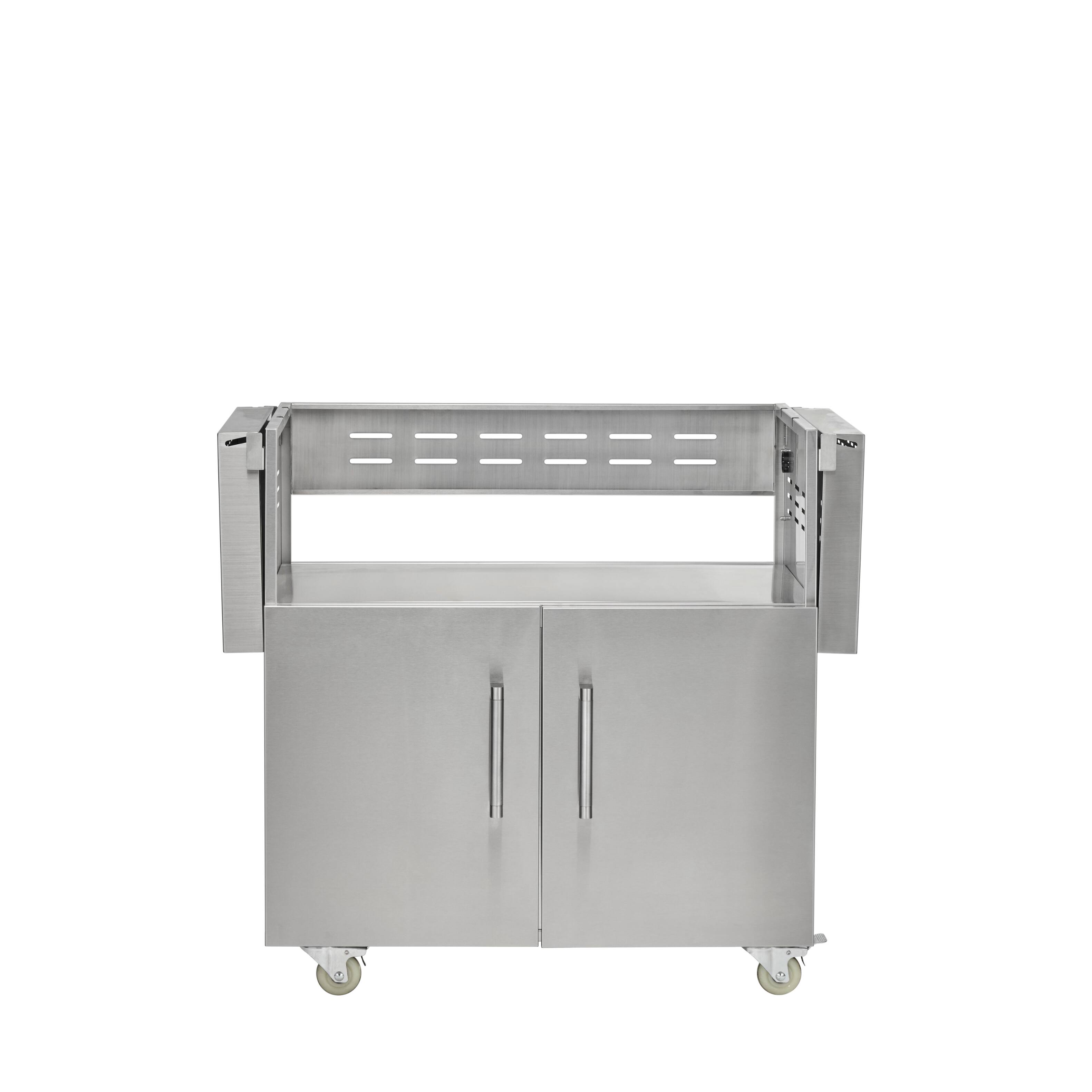 Front. Coyote Outdoor Living - Coyote Outdoor Living cart For 36" CL or SL-Series Grill - Stainless Steel.