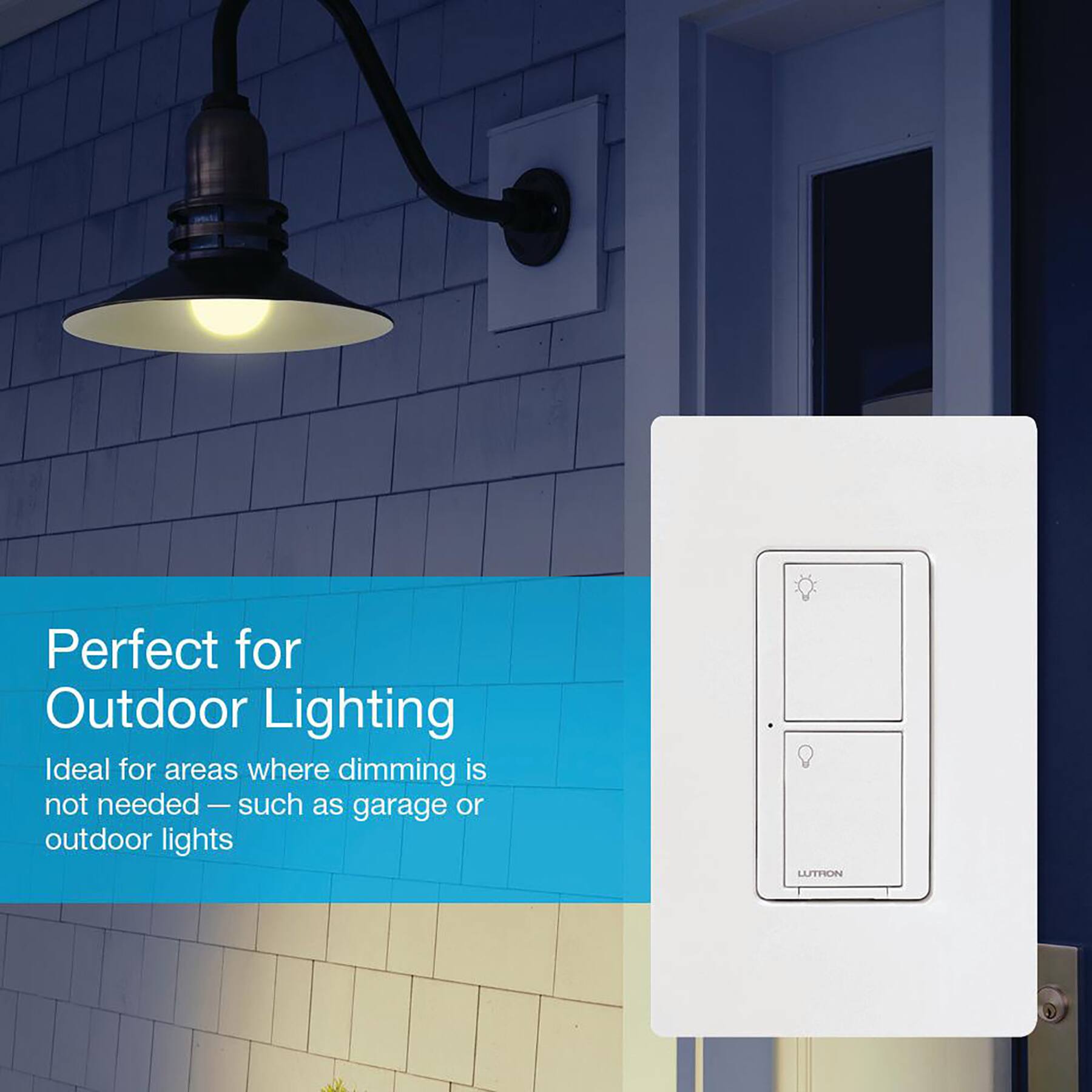 Perfect for Outdoor Lighting: Ideal for areas where dimming is not needed - such as garage or outdoor lights.