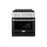 Front. ZLINE - ZLINE 30 in. 4.2 cu. ft. Freestanding Paramount Dual Fuel Range with DuoPro Cooktop and Electric Oven - Black Matte.