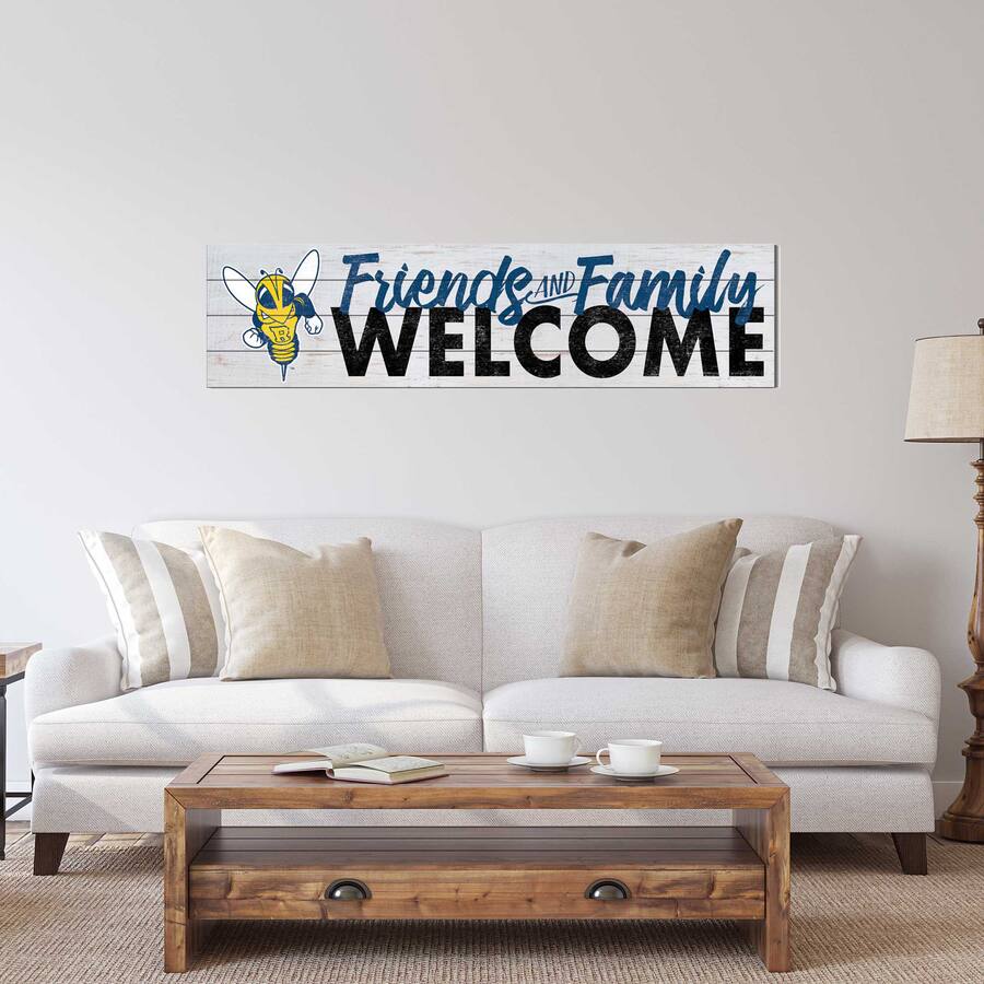 Rochester Welcomesign Jardine Rochester Yellow Jackets 10'' x 40'' Friends & Family Welcome ...