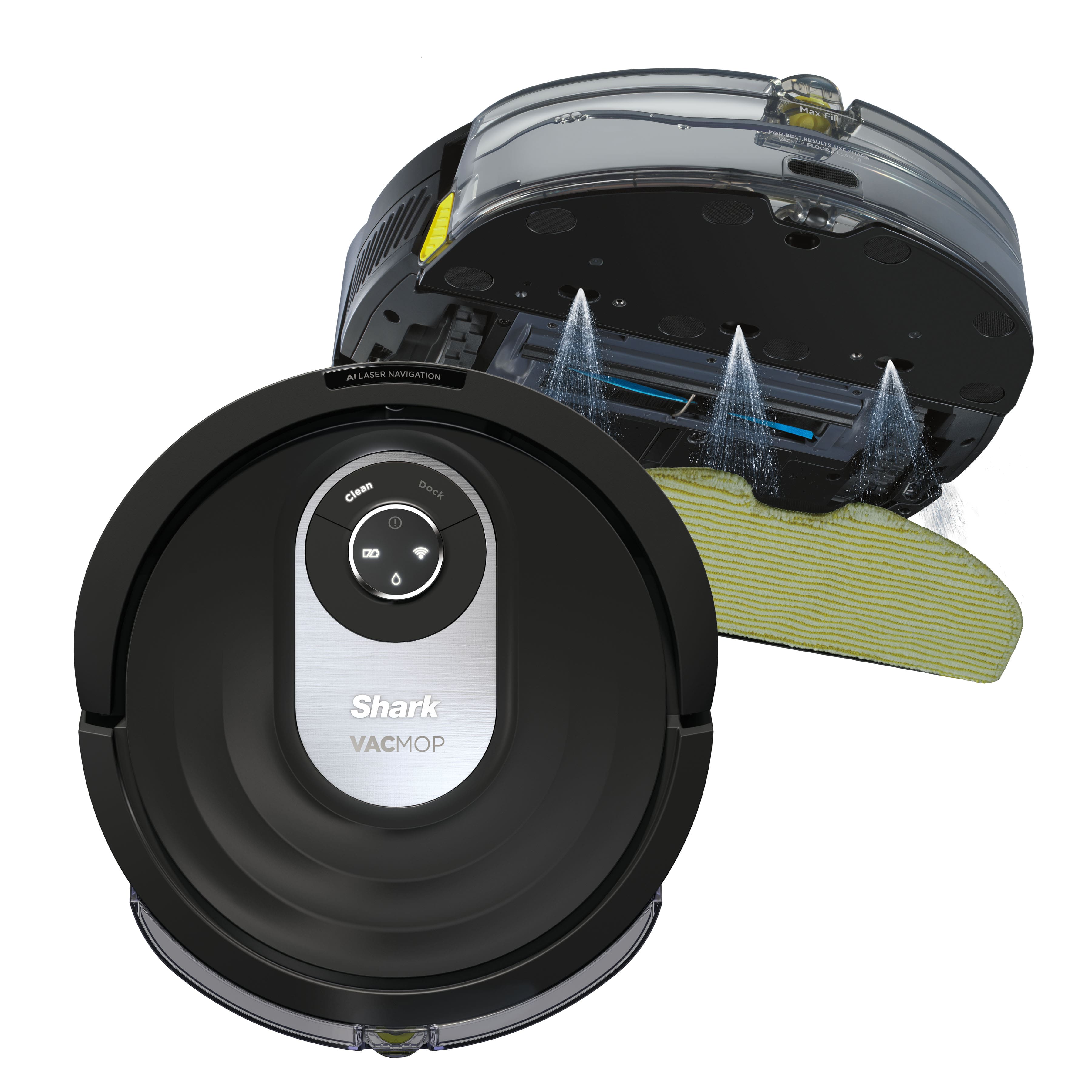 Shark AI Robot VACMOP PRO popular Wi-Fi Connected Robot Vacuum & Mop R201WD