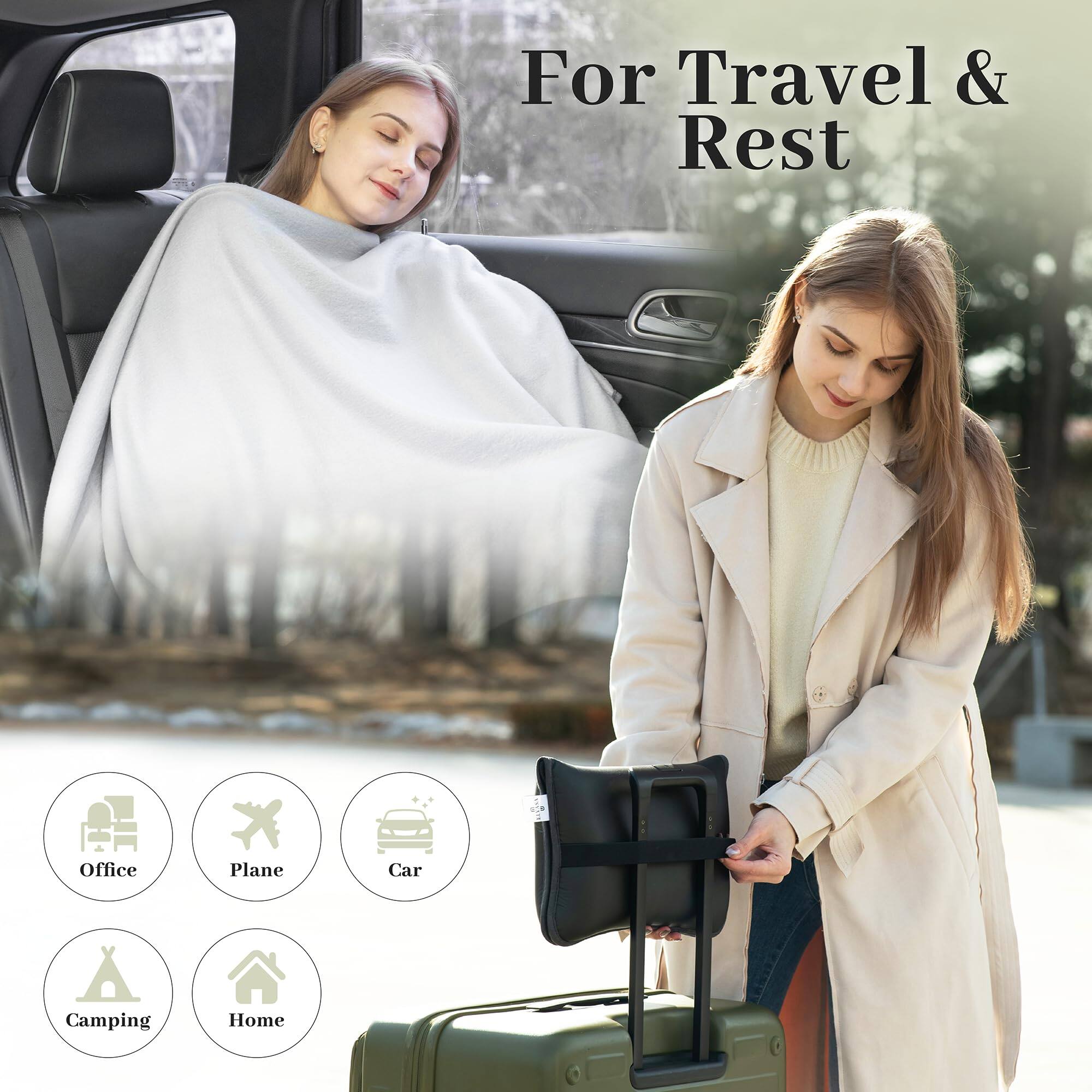 For Travel & Rest

Office  
Plane  
Car  
Camping  
Home