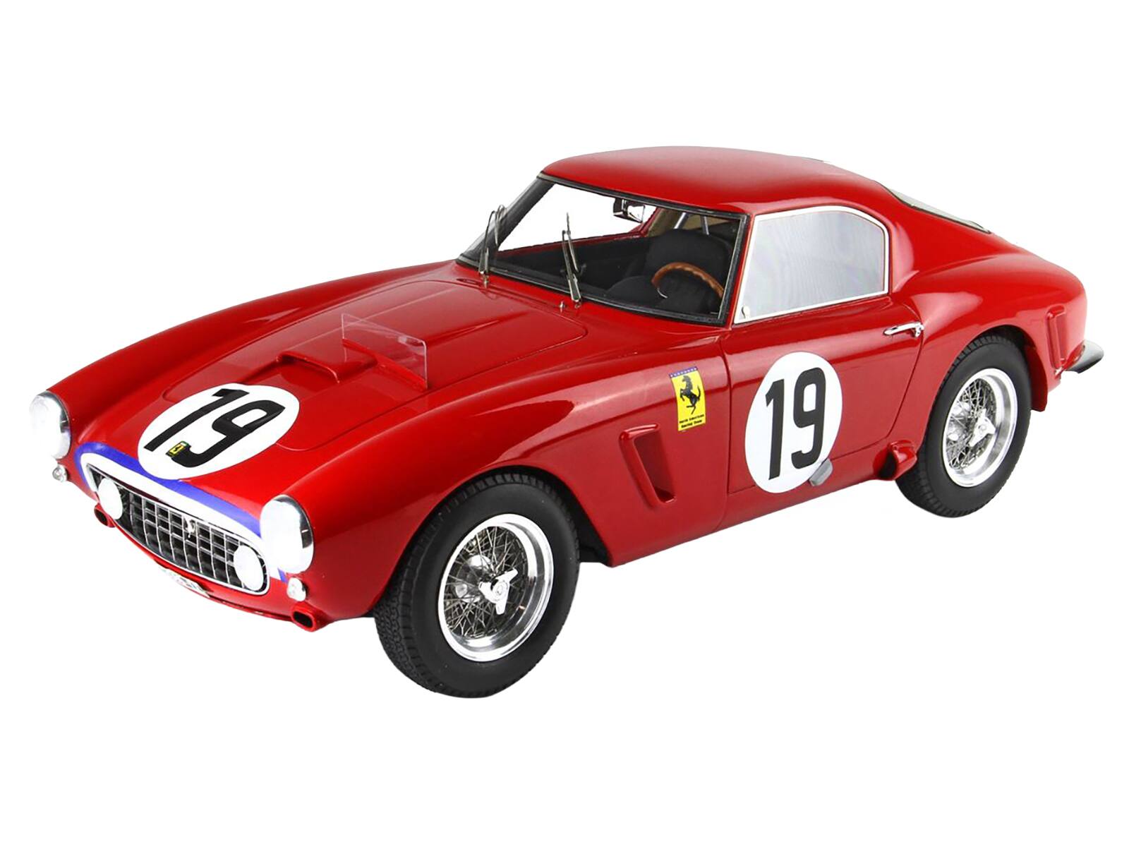 Alt View 1. BBR - Ferrari 250 SWB #19 "North American Racing Team" "24 Hours of Le Mans" (1960) with DISPLAY CASE Ltd Ed Model Car by BBR.