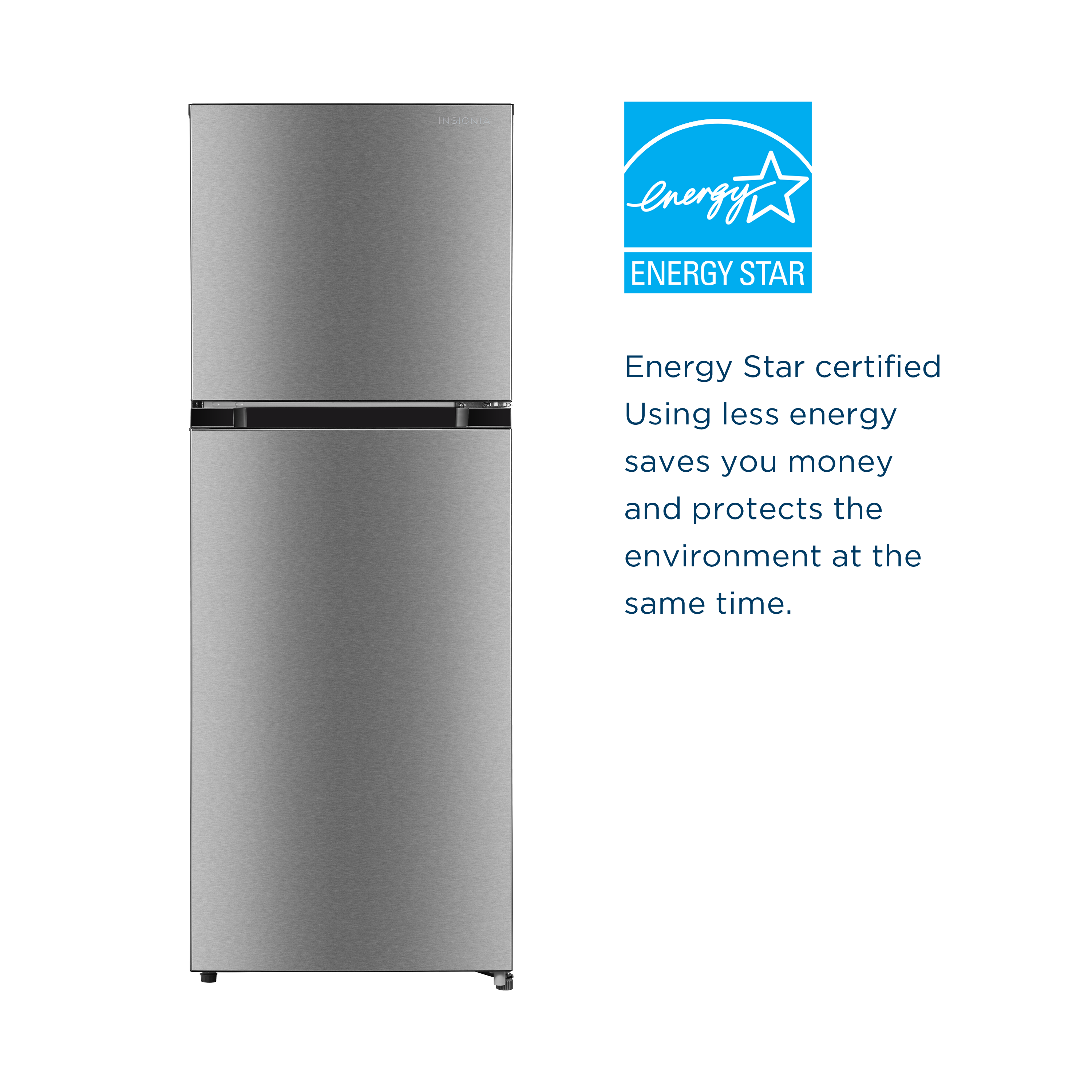 Insignia™ 10.1 Cu. Ft. Top Freezer Refrigerator with