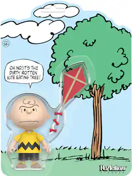 Super7 - Peanuts ReAction Figures - Charlie Brown and the Kite-Eating Tree (Comic Panel) - COLLECTIBLES - Multicolor
