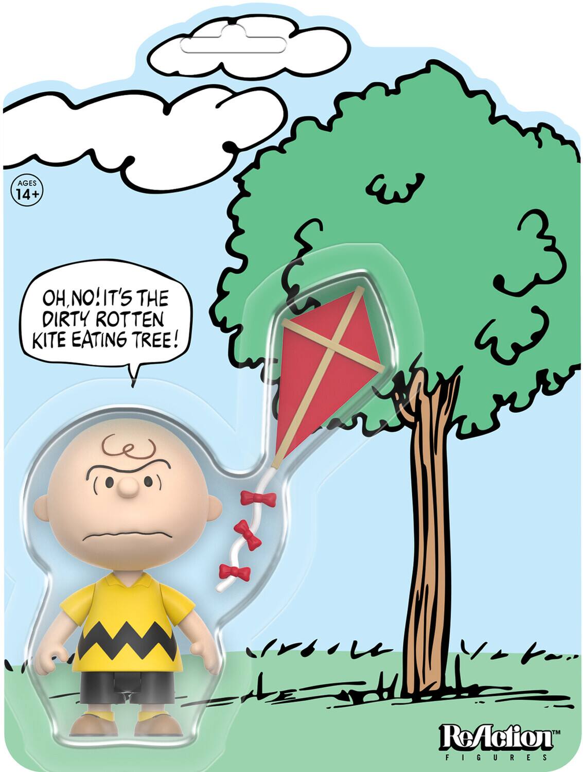 Super7 - Peanuts ReAction Figures - Charlie Brown and the Kite-Eating Tree (Comic Panel) - COLLECTIBLES