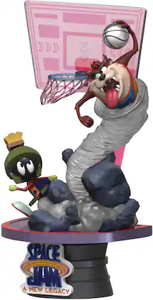 Beast - Kingdom - Space Jam: A New Legacy - D-Stage - Taz & Marvin 6" Statue - Collectibles - Multicolor