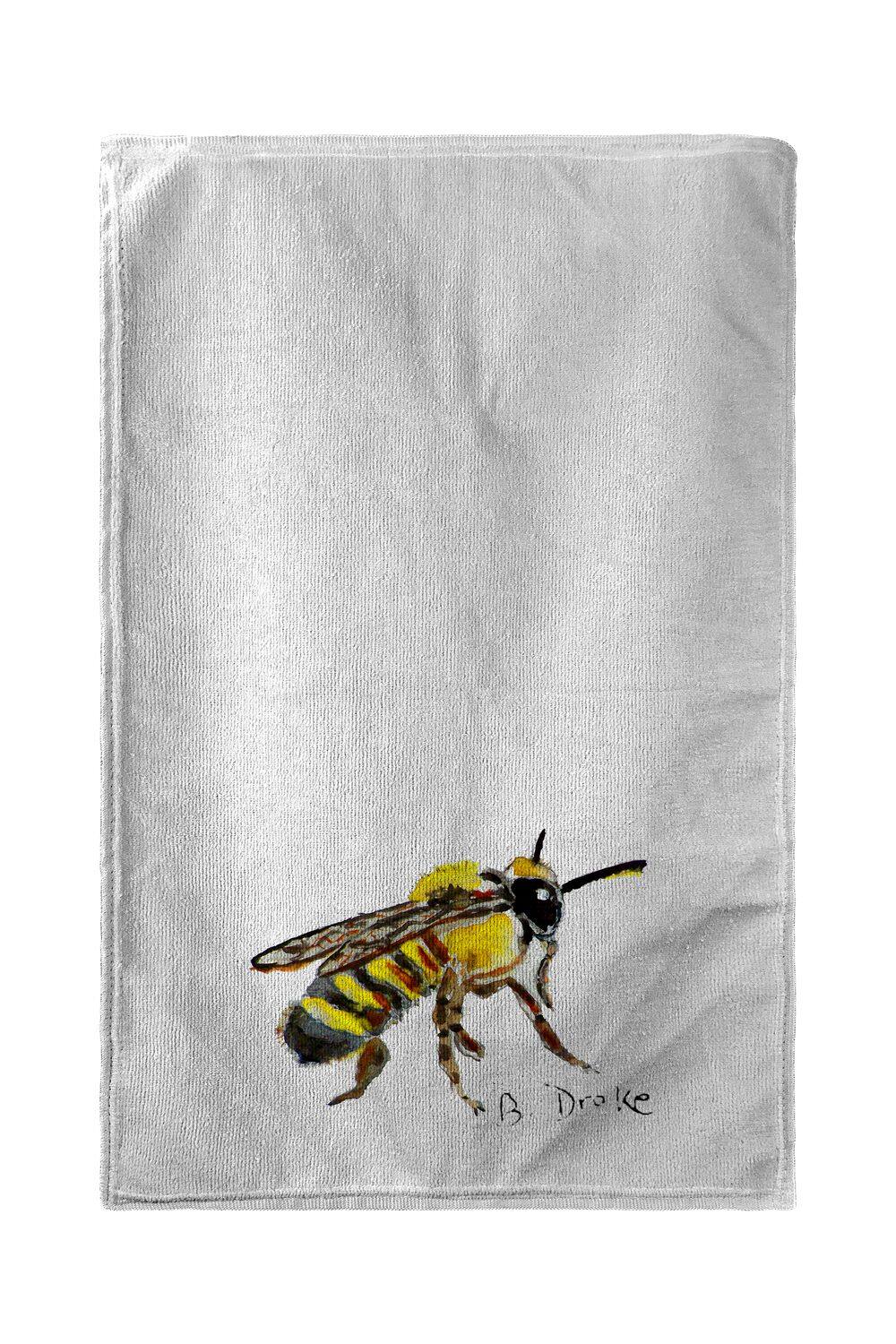 Front. Betsy Drake - Betsy Drake Bee Kitchen Towel - Multicolored.