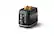Front. Oster - 2-Slice Toaster with Quick-Check Lever, Extra-Wide Slots, Impressions Collection - Black.