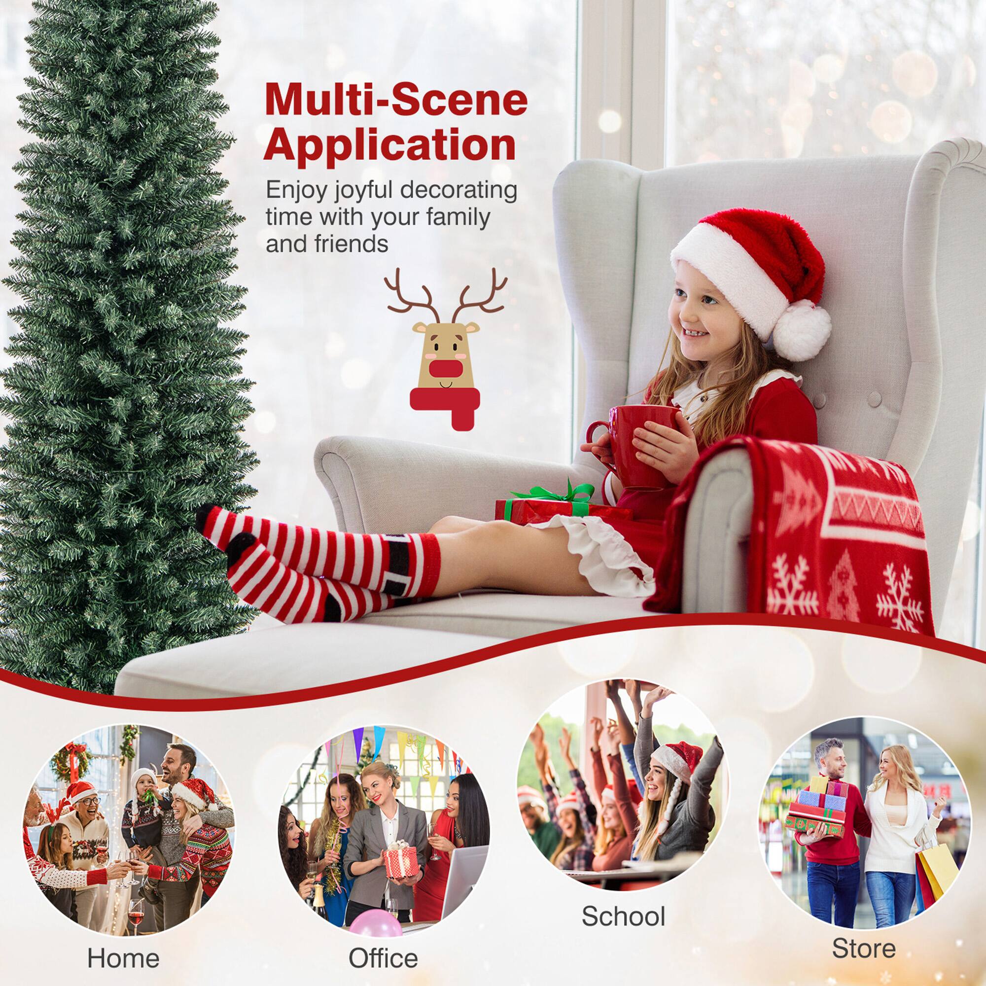 Multi-Scene Application  
Enjoy joyful decorating time with your family and friends  

Home  
Office  
School  
Store