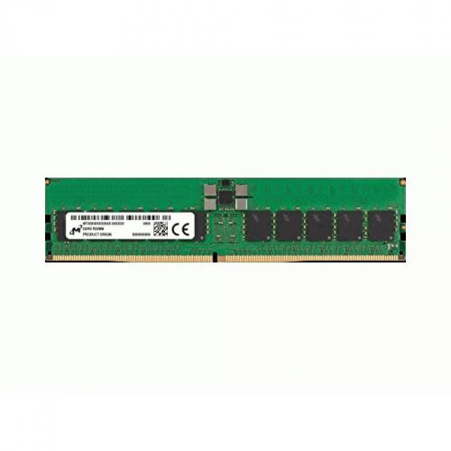 Front. Crucial - Micron 32GB DDR5 SDRAM Memory Module - 32 GB - DDR5-4800/PC5-38400 DDR5 SDRAM - 4800 MHz Dual-rank Memory - CL40 - Unknown.