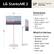 LG StanbyME 2 Class (26.7" Diagonal)
27"
27LX6TYGA
Dimensions (Inches W x H x D):
- 24.5 x 14.3 x 1.1 (without stand)
- 24.5 x 49.8 x 15.7 (with stand)
- 15.7 (stand footprint)
What's in the box:
- Magnetic Remote
- Remote Control
- Batteries
- Quick Start Guide
- Power Cable
- Stand
- Folio Case