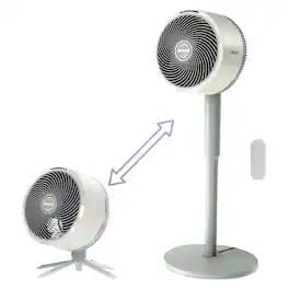 Shark - R-UH205 FlexBreeze Indoor & Outdoor Fan with Pedestal & Tabletop, Portable, Corded & Cordless - Refurbished Excellent - White
