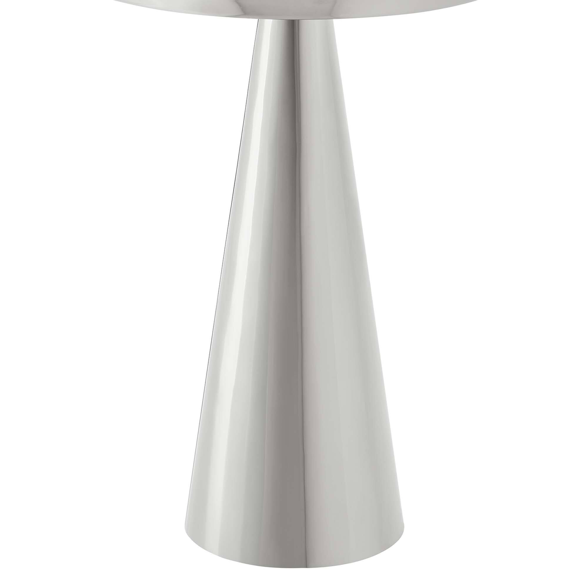 Alt View 2. Modway - Maren Round Side Table by Modway - Nickel.