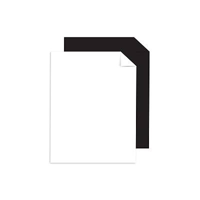 Alt View 1. Astrobrights - Astrobrights 65 lb. Cardstock Paper, 8.5" x 11", Black/White, 100 Sheets/Ream (91647) - Black/White.