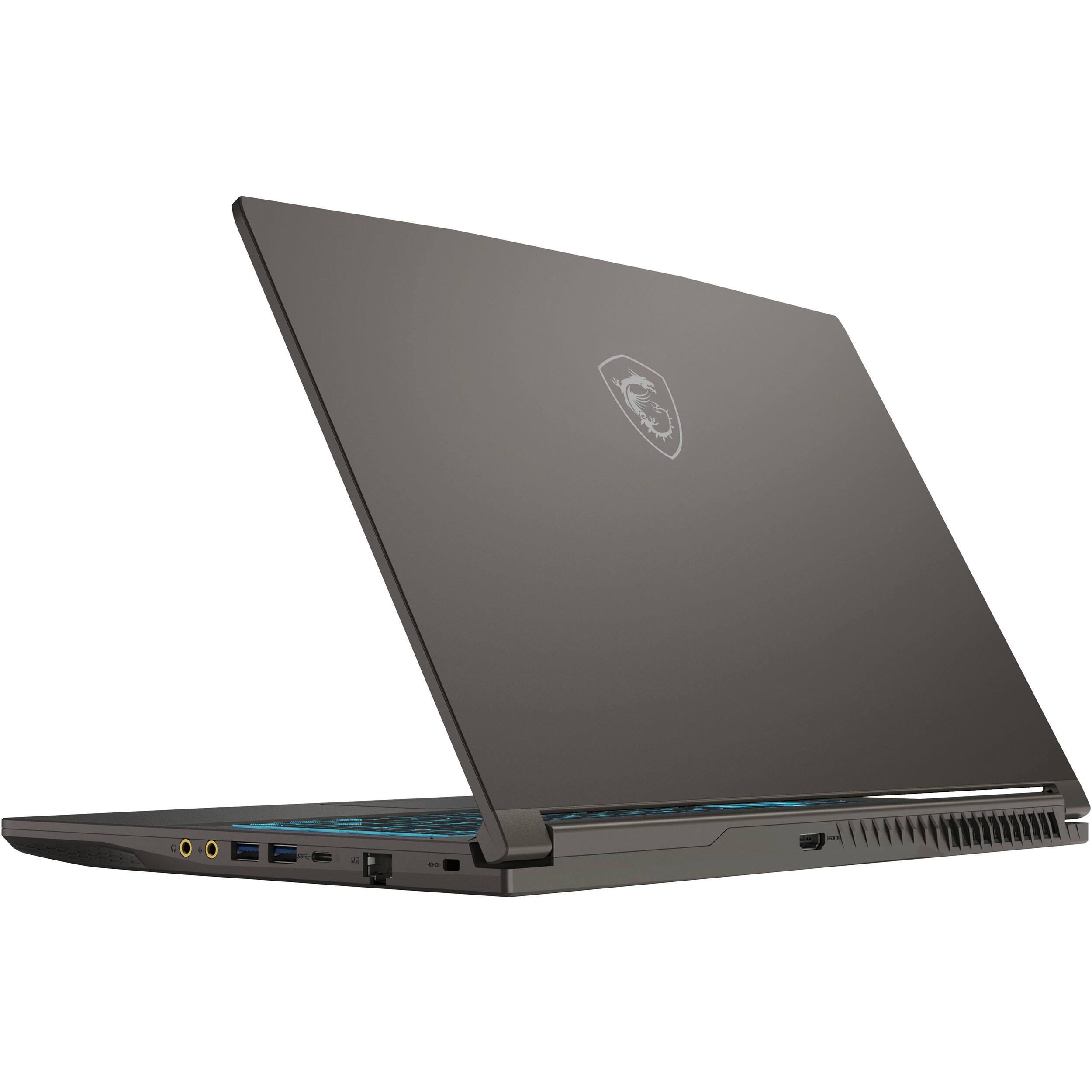 Alt View 3. MSI - MSI - THIN A15 15.6" 144Hz FHD Gaming Laptop - AMD R5-7535HS - GeForce RTX 4050 - 8GB Memory - 512GBSSD - Black - Black.