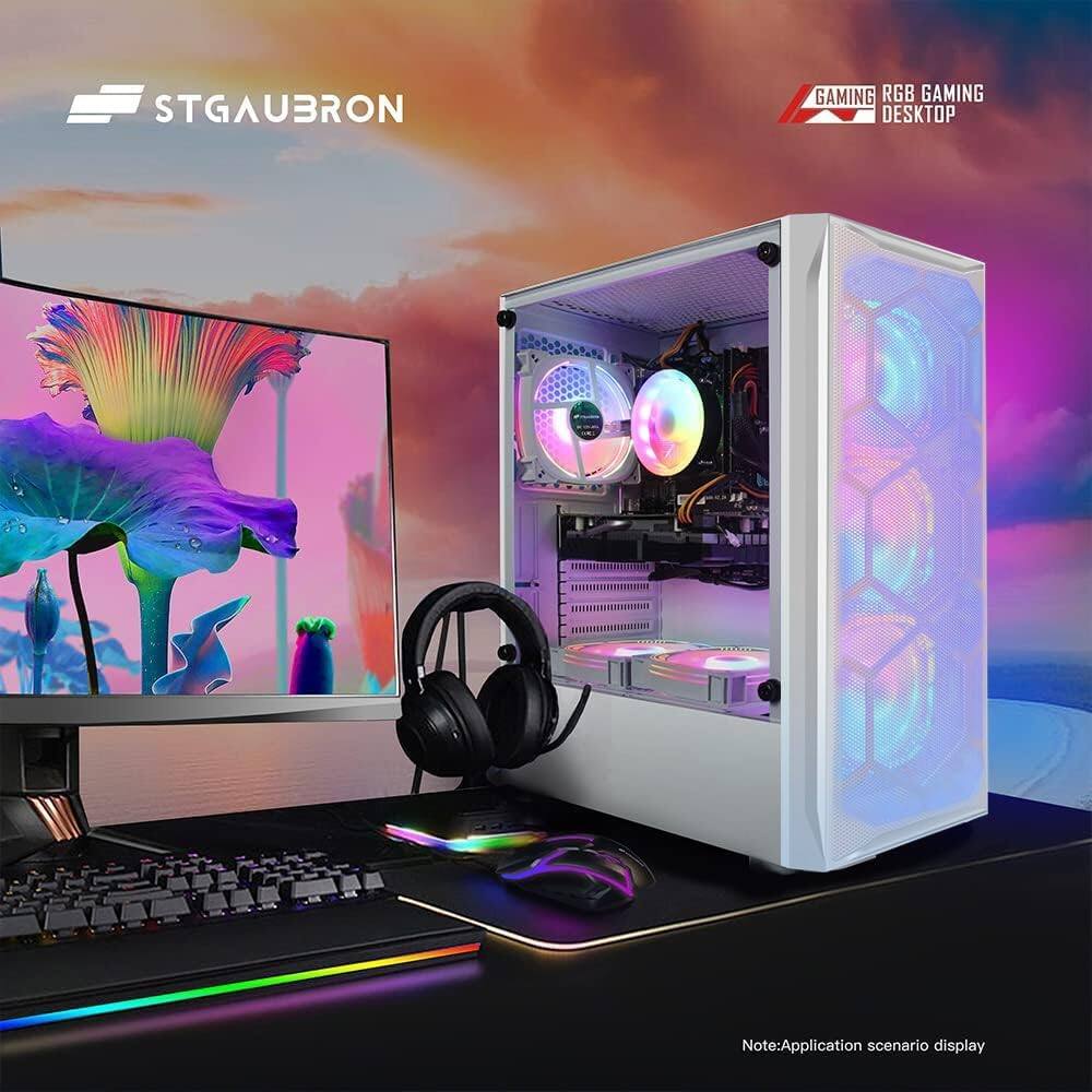 STGAUBRON  
GAMING RGB GAMING DESKTOP  

Note: Application scenario display