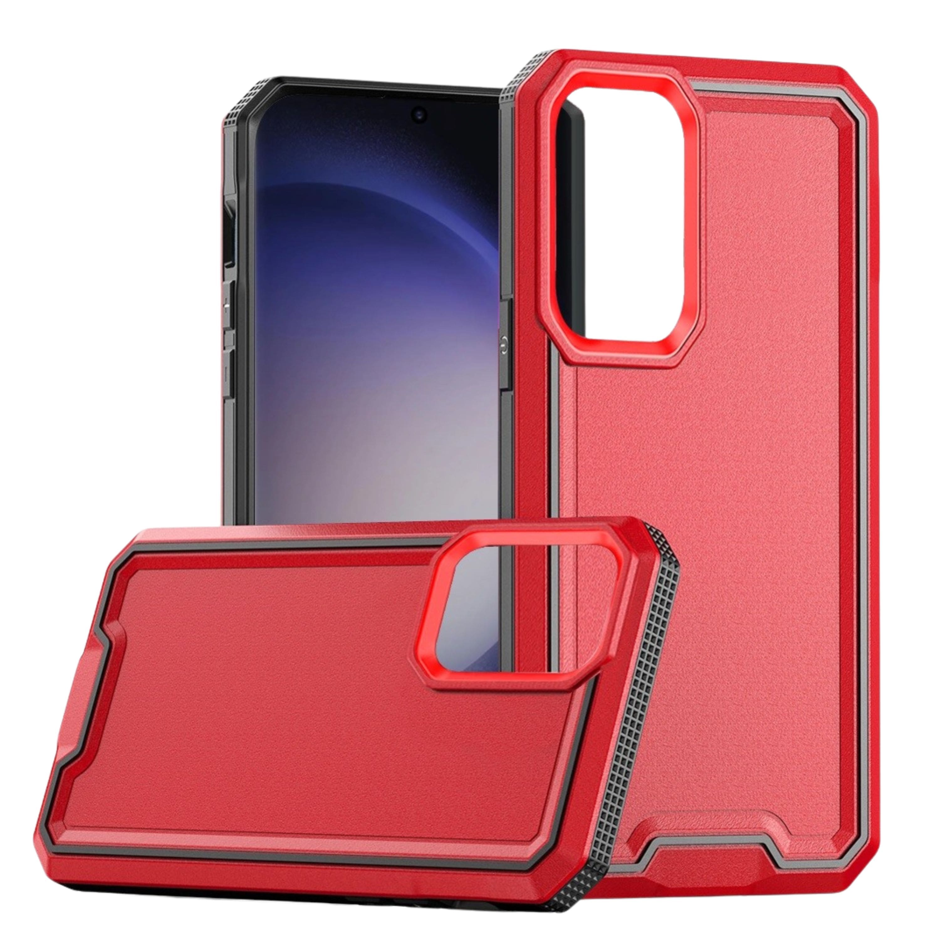 Kitcheniva - Shockproof Strong Fused Phone Case For Samsung Galaxy S24 - Red