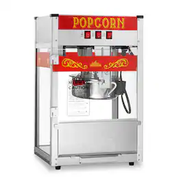 Olde Midway - Commercial Popcorn Machine Maker Popper with Large 8-oz Kettle - Red