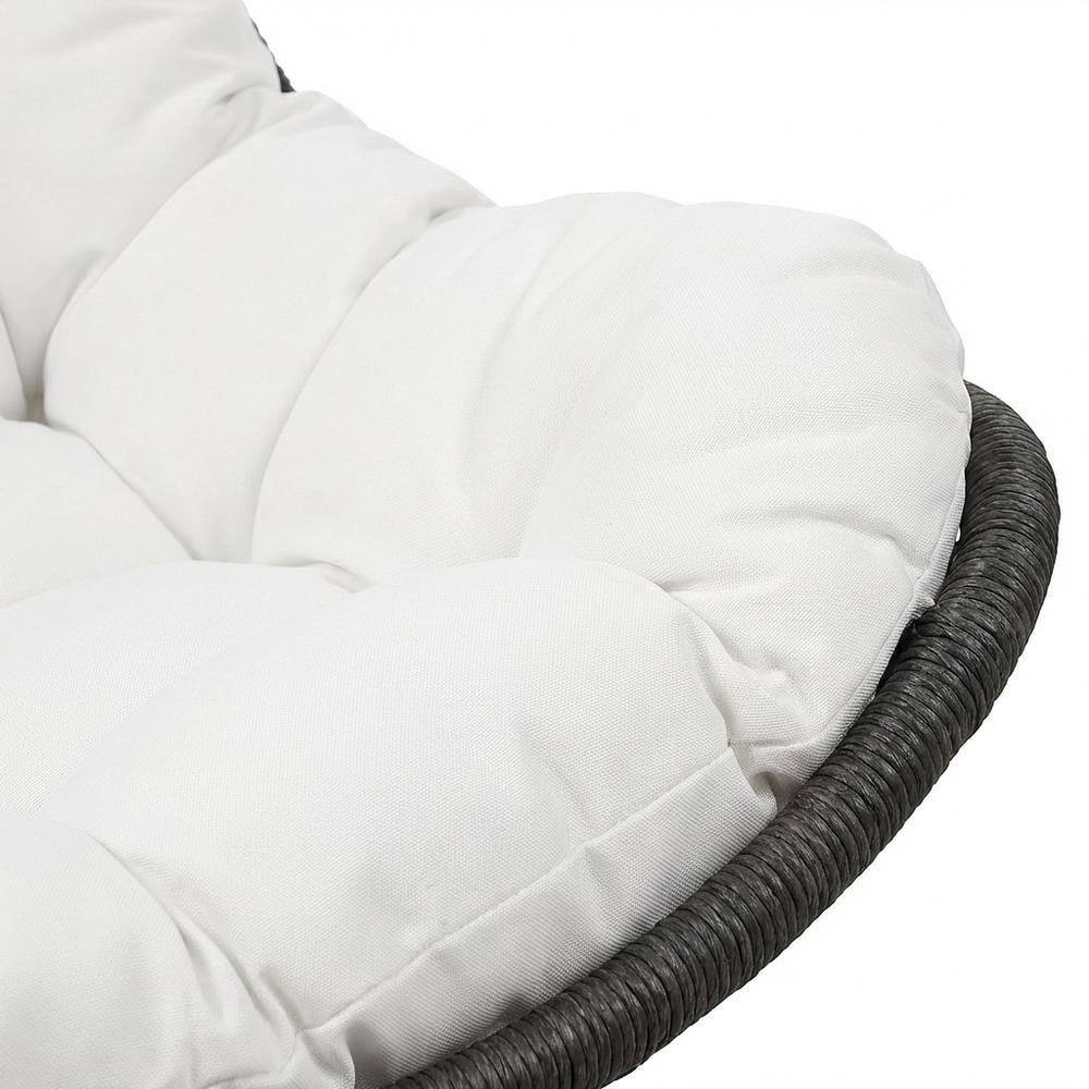 Alt View 1. Outdoor Escape - Outdoor Patio Swing Chair Without Stand For Comfort And Relaxation - Gray.