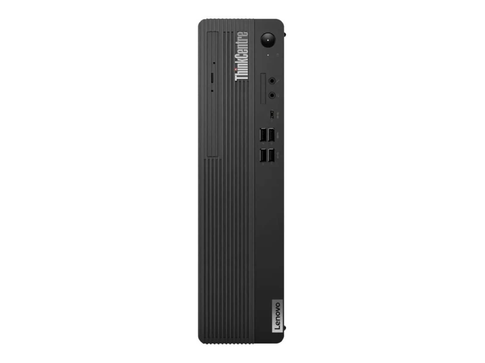 Front. Lenovo - ThinkCentre Desktop - Intel Core i5 - 16GB Memory - 512GB SSD - Black.