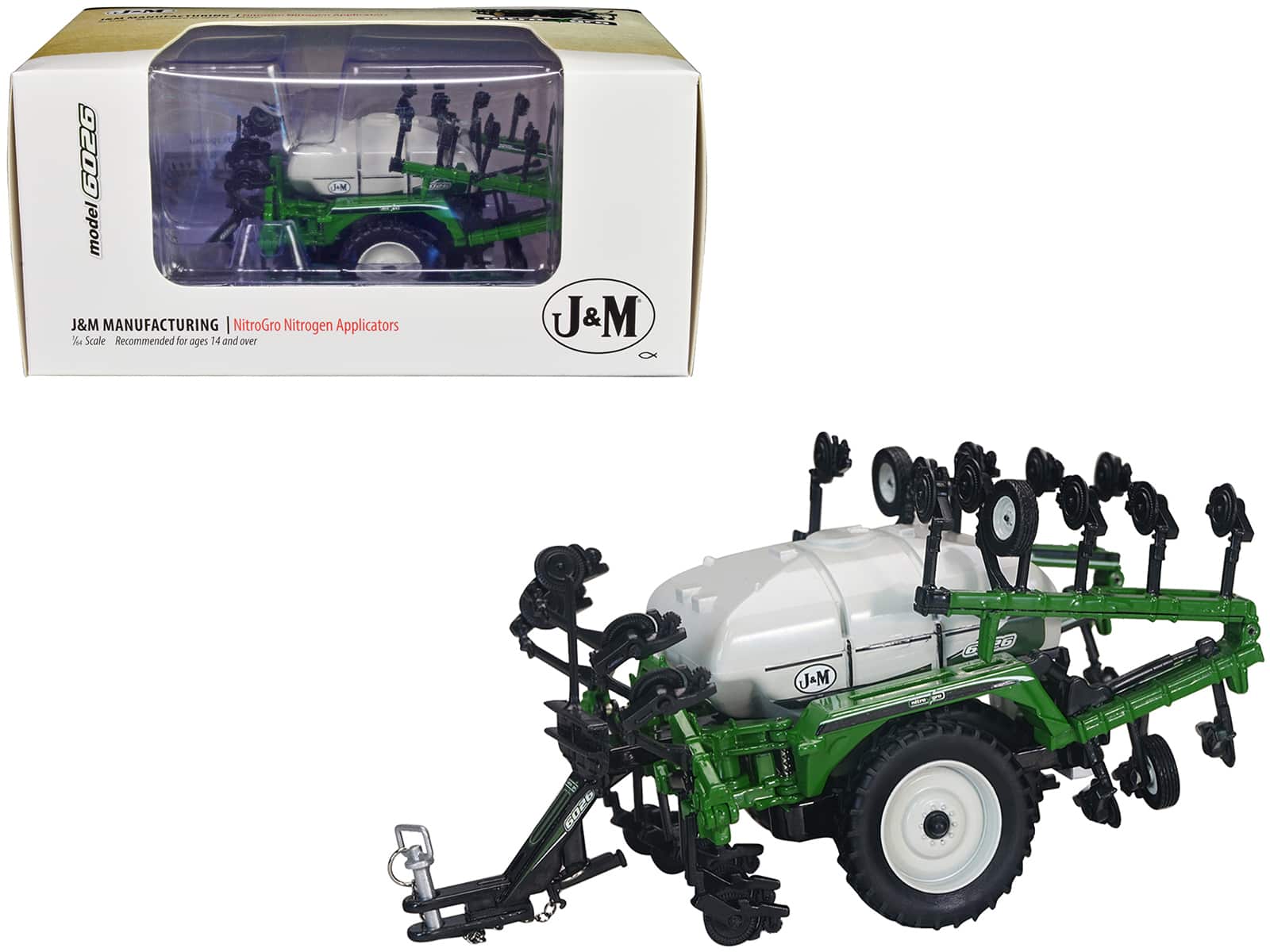 SpecCast Collectibles - J&M Manufacturing 6026 NitroGro Nitrogen Applicator Green 1/64 Diecast Model by SpecCast