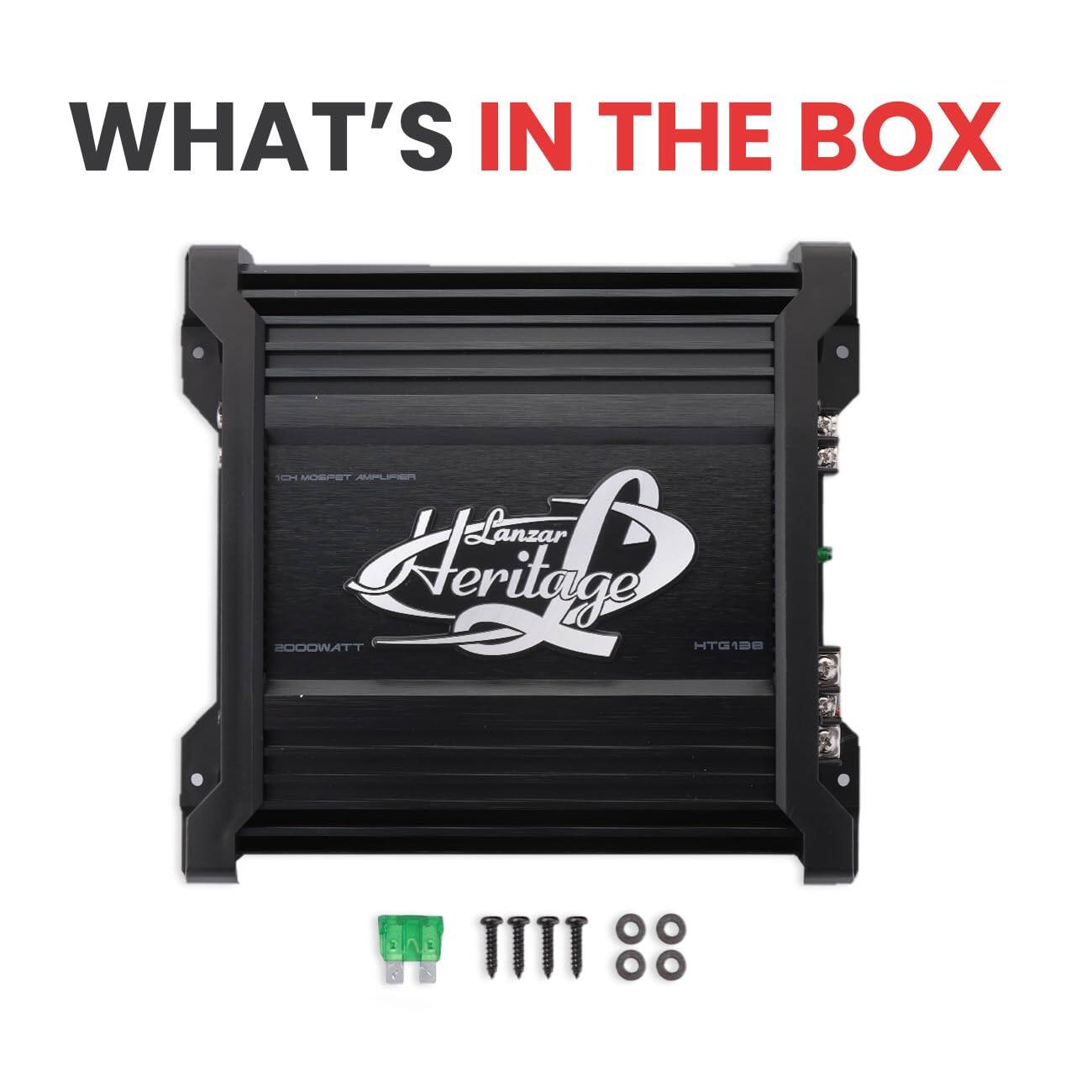 WHAT'S IN THE BOX

15P MUSPOT MPS Lanzar Heritage 2000WATT SGIDTH SAE 1