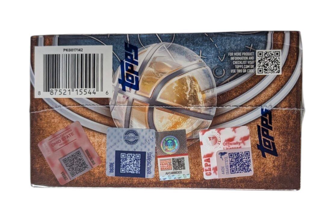 8 PKG017142 87521 15544 STATE OHIO 0B0LEBCBLO 2858A 6 TOPPS College LEENIES COLLEGE D83DE 165875046US FANST COLLEGE BRANDS AH14666303 C CLPA FOR MORE PRODUCT INFORMATION AND CHECKLIST VISIT TOPPS.COM OR USE THIS QR CODE Officially Licensed TOPPS 44CSE 056497732C