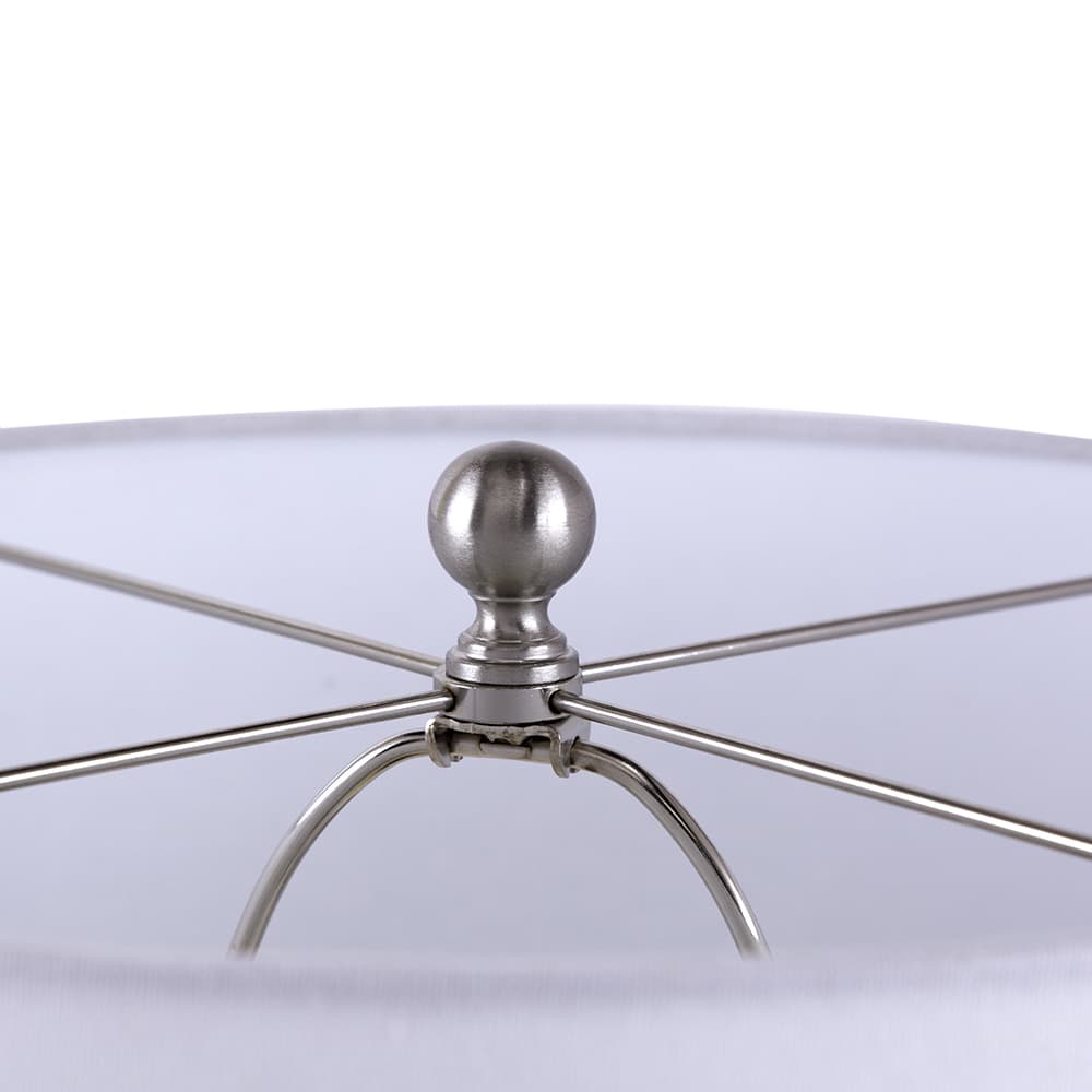 Left. Luckbyte - 16.1x26 Inch Table Lamp With Beige Paper Base.