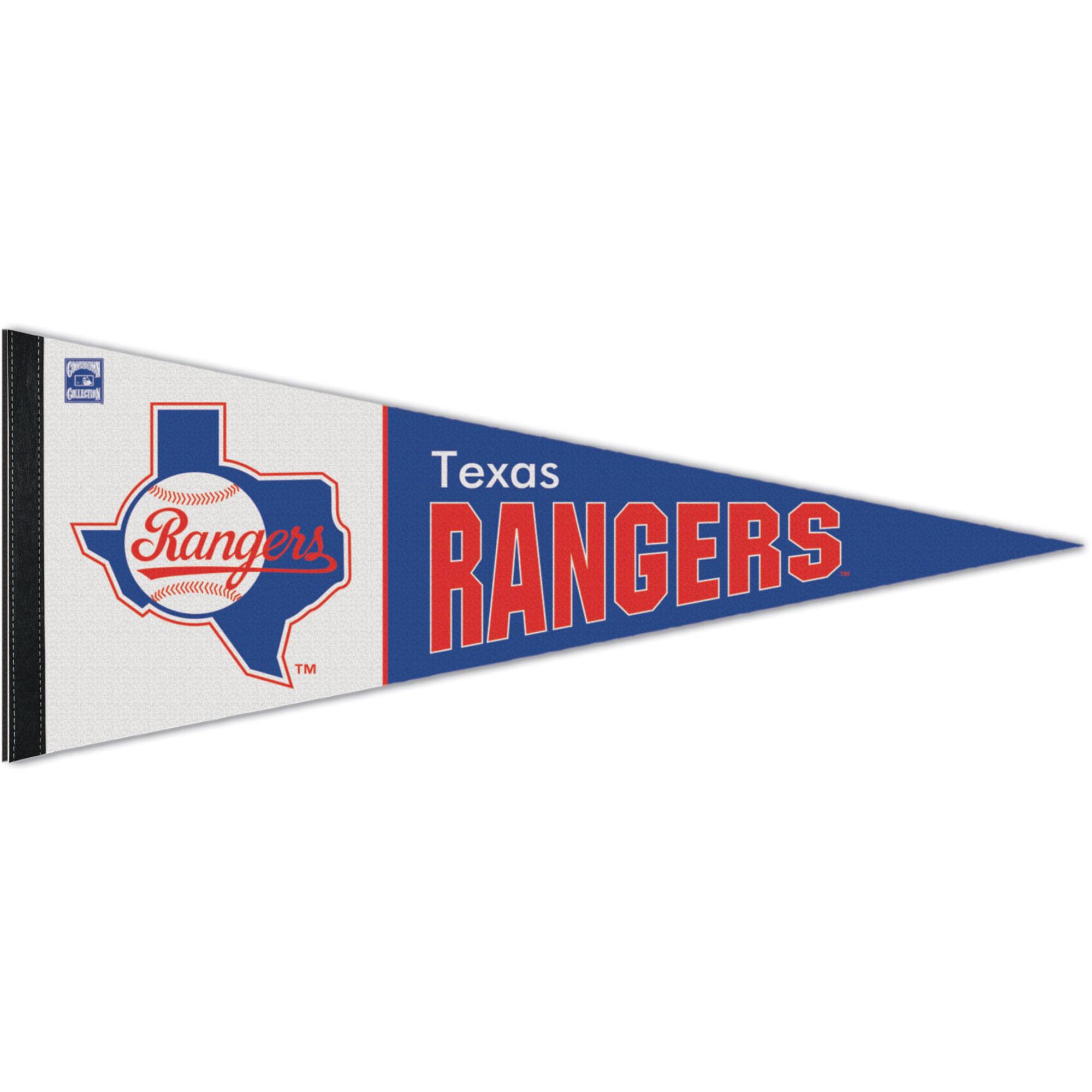 WinCraft Texas Rangers 12'' x 30'' Vintage Retro Pennant Multicolor ...