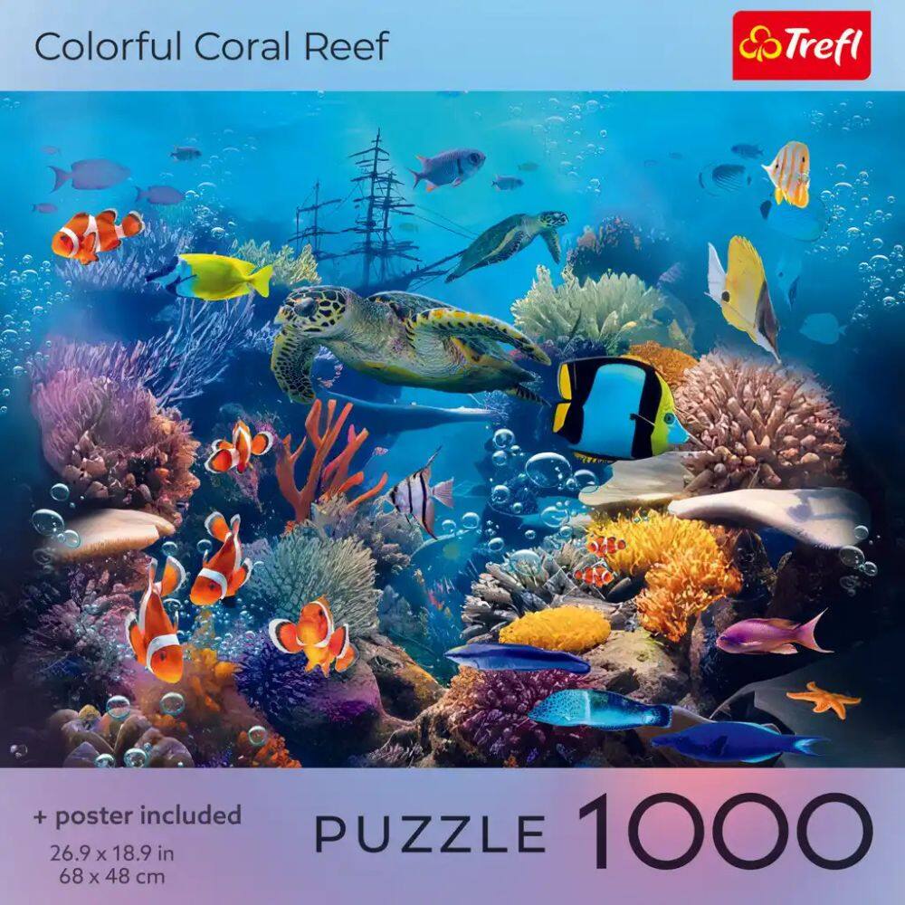 Trefl - 1000 Piece Puzzle - Colorful Coral Reef price history on PriceWatchPro