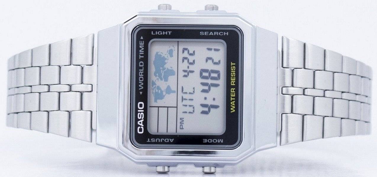 LIGHT SEARCH  
WATER RESIST  
WORLD TIME  
CASIO  
ANALOG  
MODE