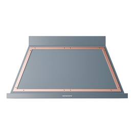 ILVE - 48 inches - Externally Vented - Wall Range Hood - Blue Grey
