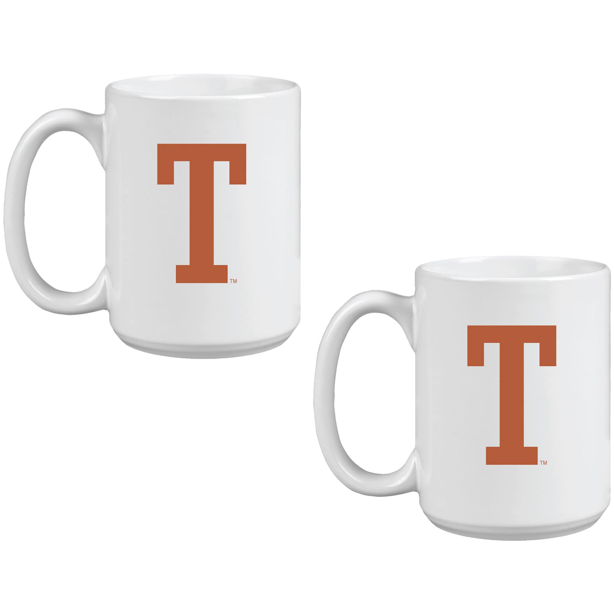 Alt View 1. Indigo Falls - Texas Longhorns Two Pack 15oz. Vault Sketch Ceramic Mug Set - Multicolor.