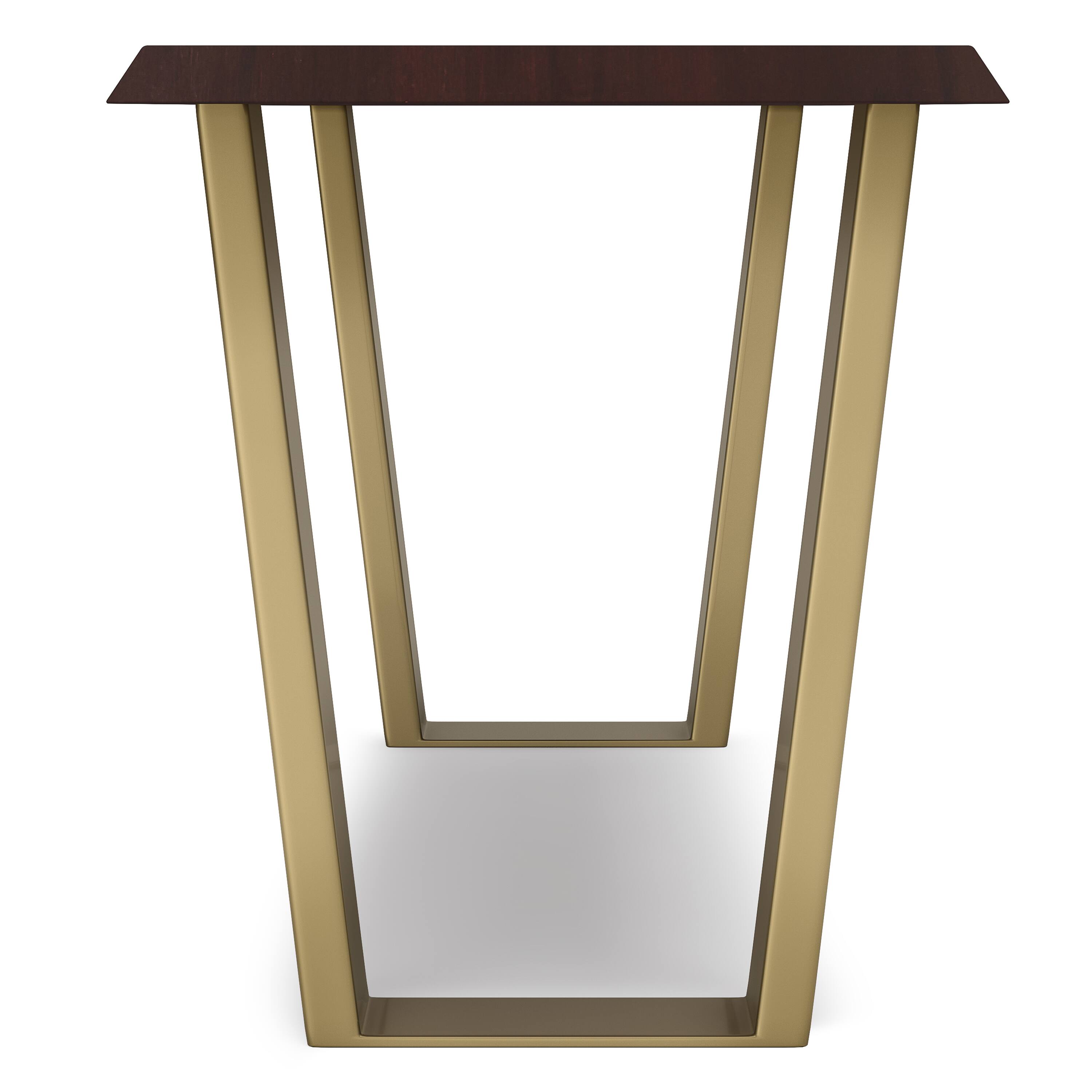 Alt View 12. Simpli Home - Lewis Solid Acacia Wood 42 inch Wide Contemporary Bench in Cognac - Cognac.