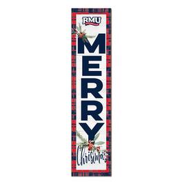 Jardine - Robert Morris Colonials 12'' x 48'' Outdoor Merry Christmas Leaner - White