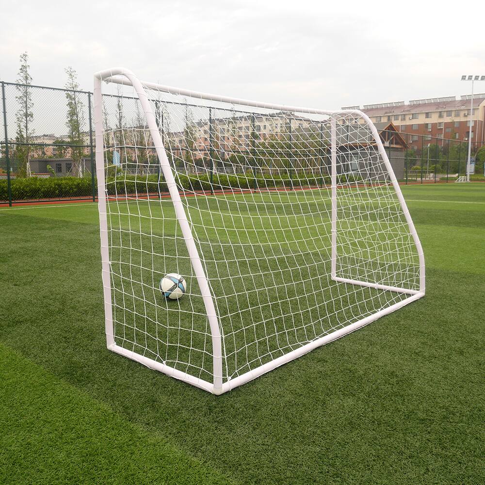 Alt View 1. Winado - Soccer Goal 8 x 5 ft Portable Soccer Nets Easy to Assemble PVC Frame, Design for Backyard Practice and Fun for Teens - White.