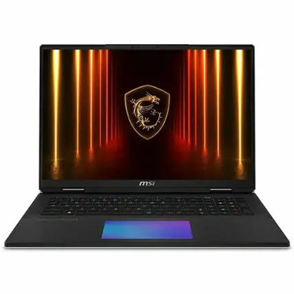 MSI - 18" Gaming Laptop 3840 x 2400 () - Intel Core Ultra 9 285HX with 96GB Memory - GeForce RTX 5090 - 6 TB SSD - Core Black, Black