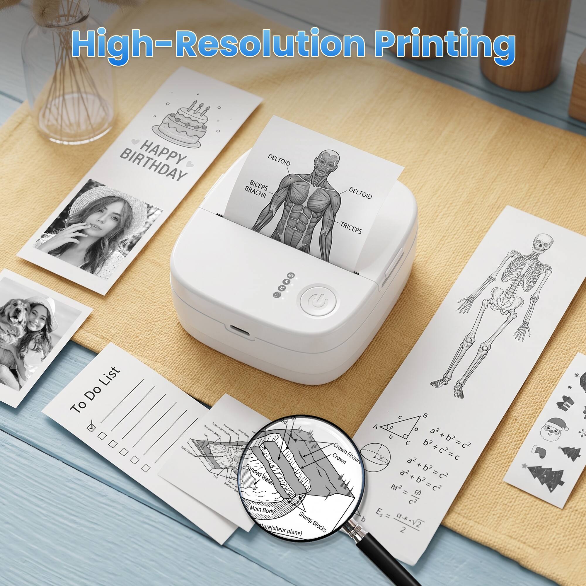 High-Resolution Printing

BIRTHDAY HAPPY

DELTOID BRACHII BICEPS

DELTOID TRICEPS

4 c 2

List Do To

C B A P d d a2+b2=c2 C Crown b2+c2=c Crown Fissure ALLE 2+b2=2 Ponded Water a2+b2=2  c2 Main Body Slump d E3= a.k.v2 ture(shear plane) Blocks 2